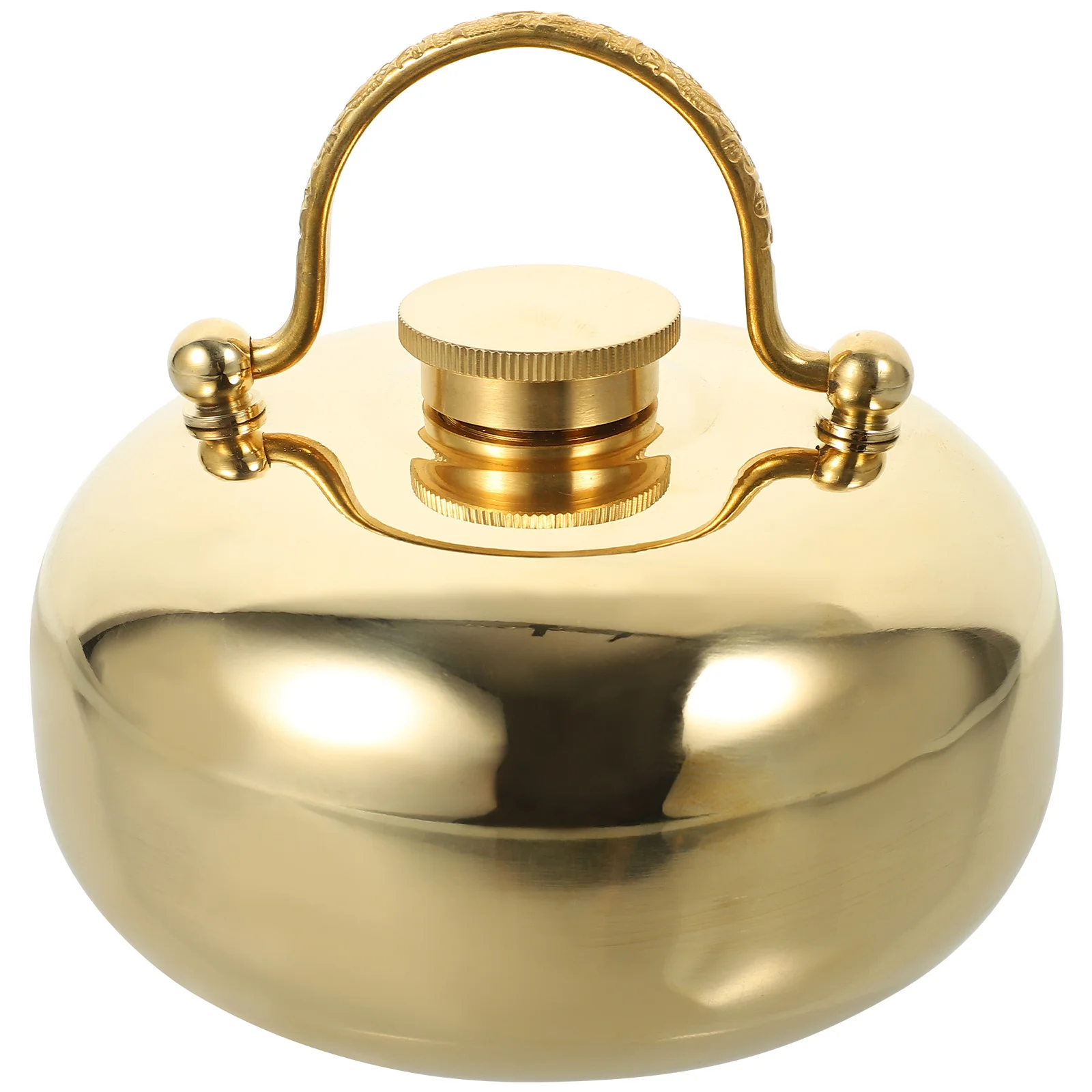 

Hand Warmer Copper Hot Water Stove Portable Metal Hot Water Bag Refillable Thermal Stove Winter Girl Hand Warmer