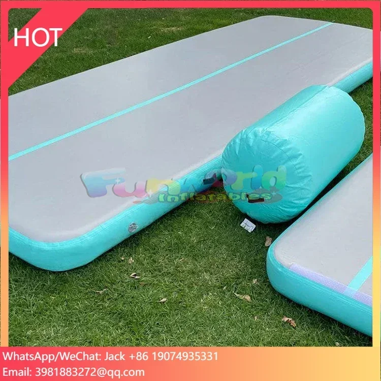 Gym sports mat air tumbling gymnastics track water entertainment  yoga party inflatable air track