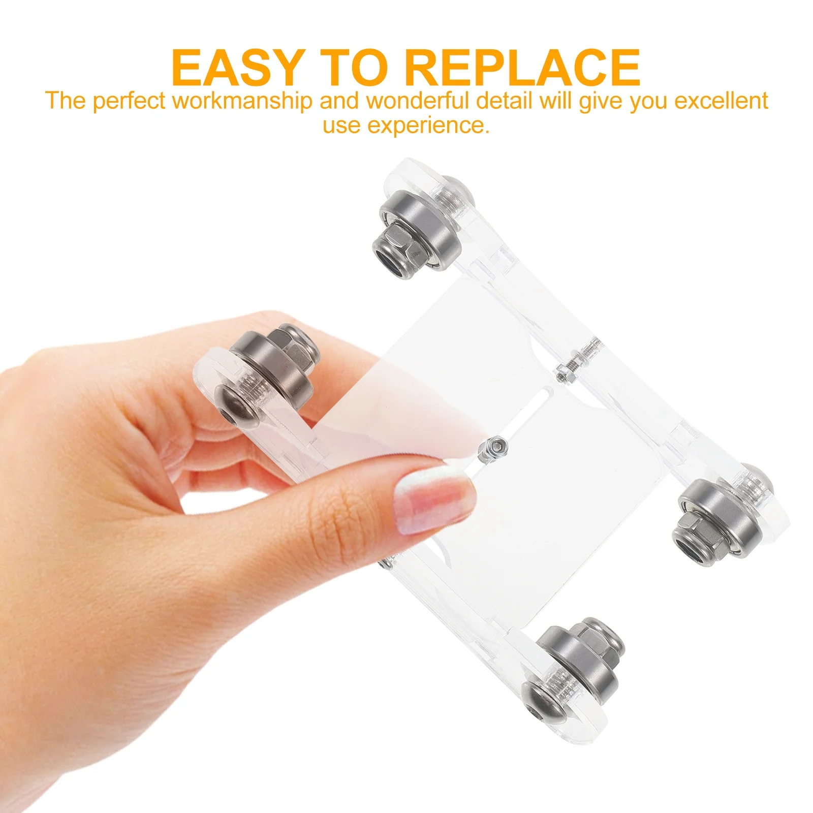 

1pc Adjustable Acrylic Printer Filament Holder 3D Printing Material Rack Transparent Spool Stand Shelf For 3D Printers