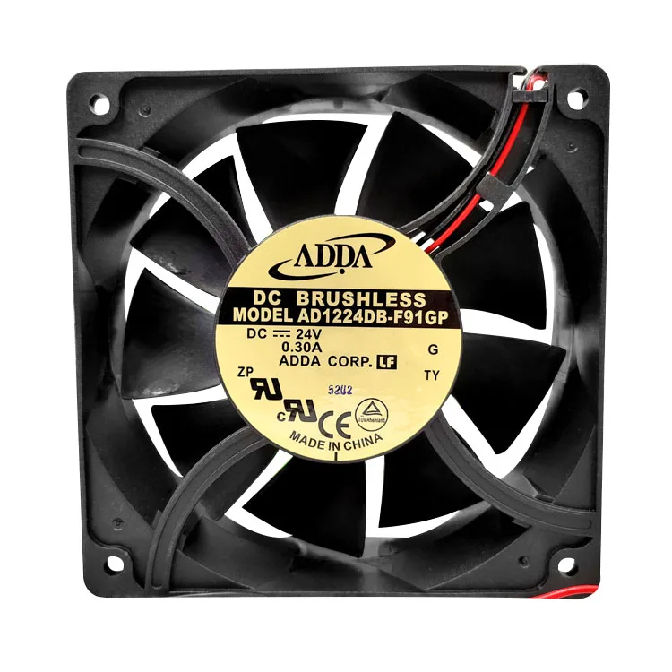 ORIGINAL AD1224DB-F91GP 24V 0.30A 12038 120*120*38mm NEW COOLING FAN RADIATOR