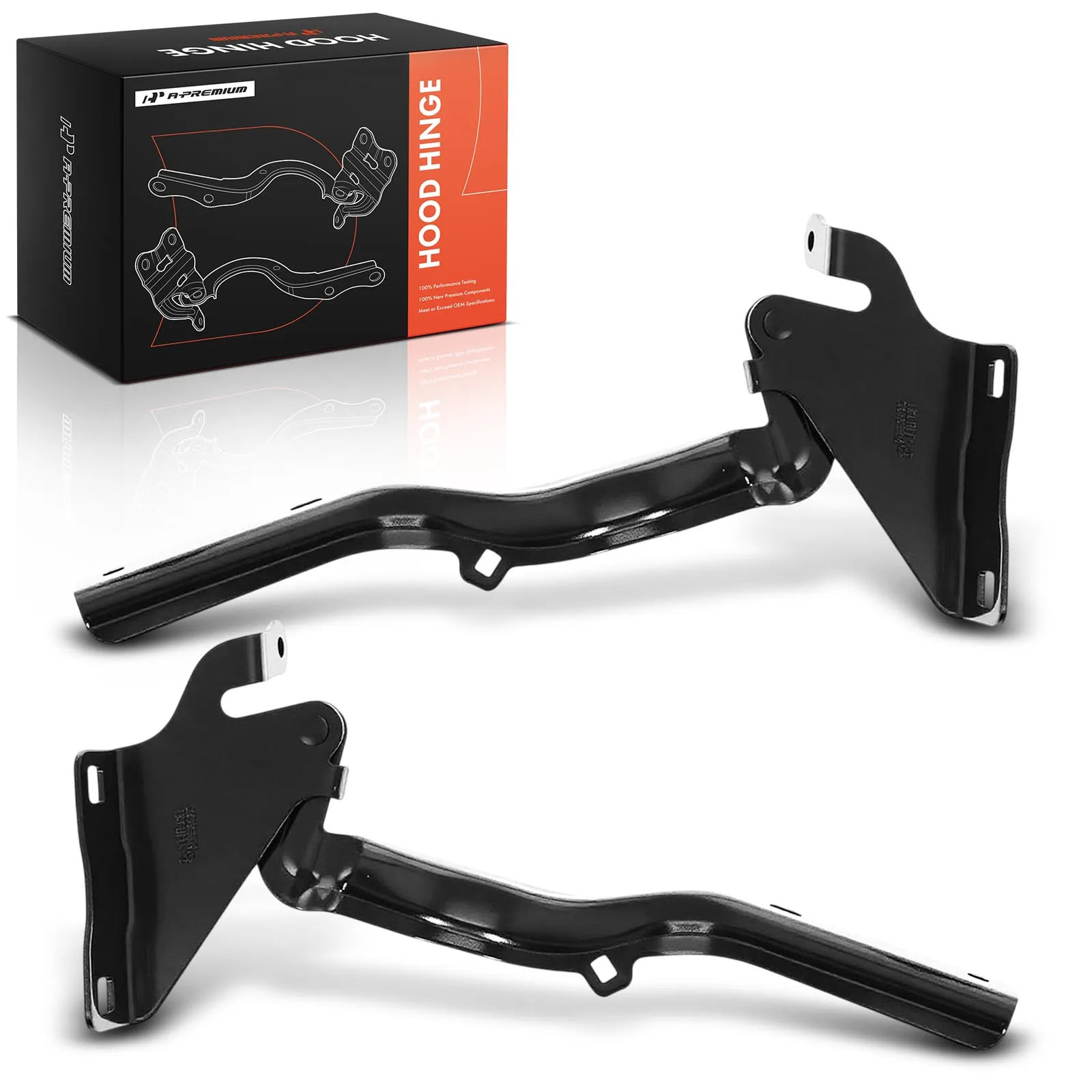 A-Premium Pair Front Driver & Passenger Side Hood Hinge for Chevrolet City Express 2015-2018