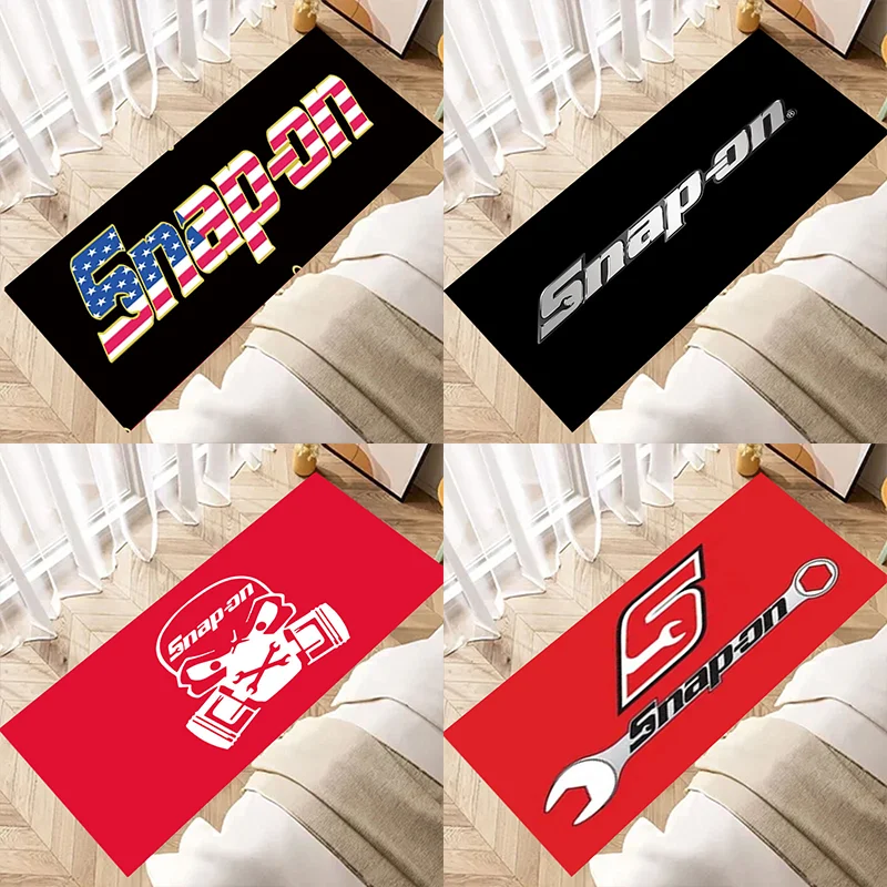 S-Snap O-on Logo Floor Mat Non Slip Carpet for Kitchen Doormat Entrance Door Super Absorbent Bathroom Balcony Bedroom Mats