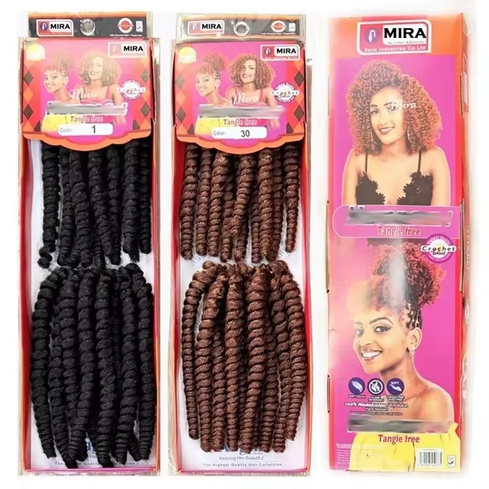 8 Inch Synthetic Havanna Curl Braids Perfect for passion twists and crochet hairstyles African Collection Braiding Twist Hair