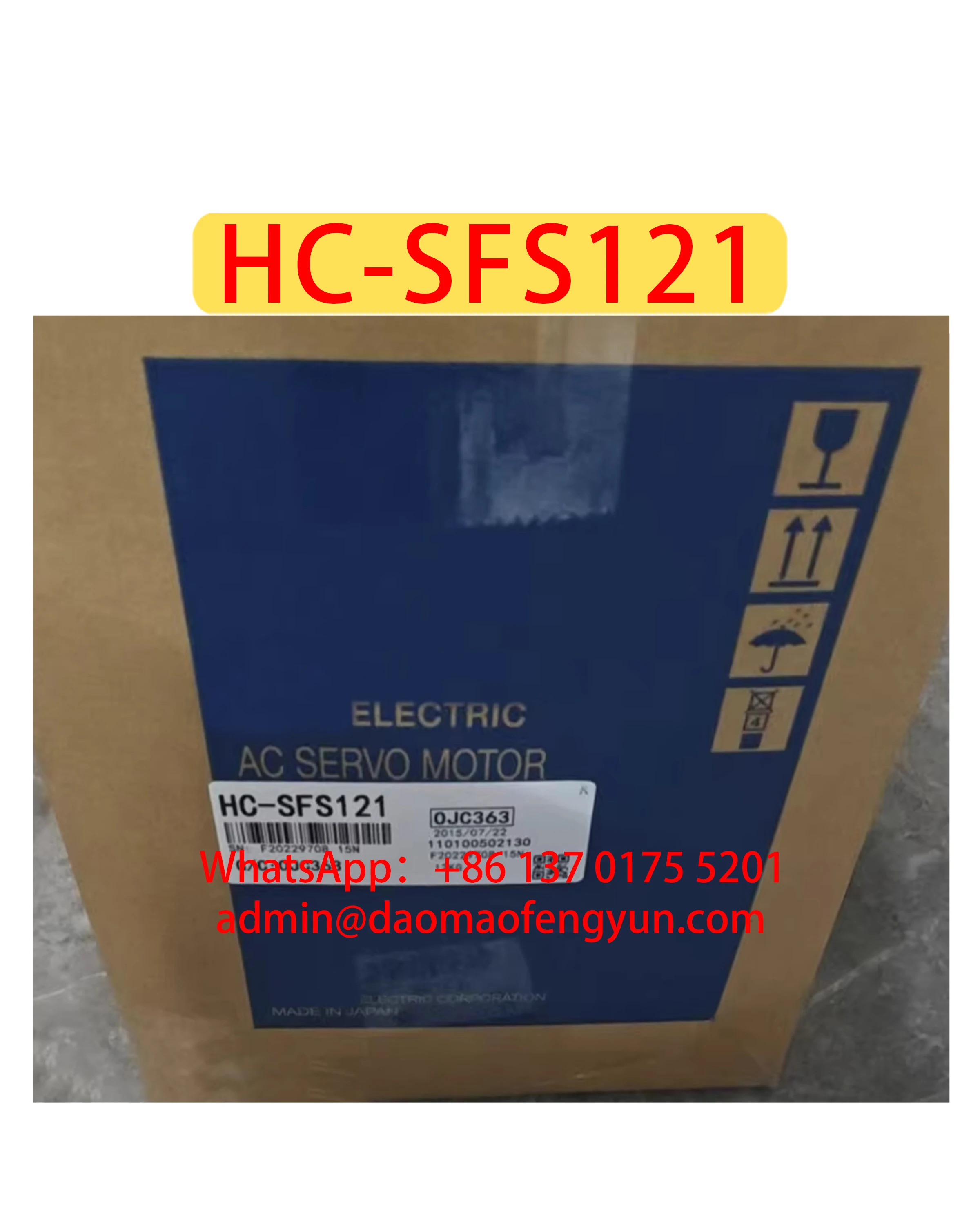 

HC-SFS121 Brand New Servo Motor Original Genuine，Fast shipping