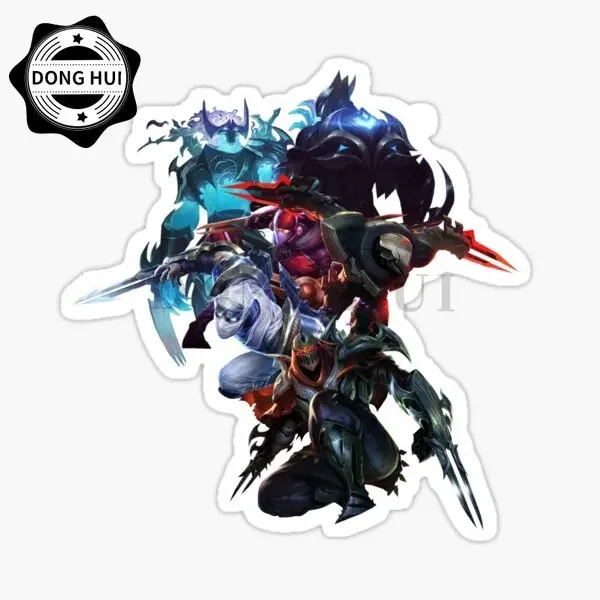 LOL سيارة ملصق الظل ماستر زيد الجلد الجدار ملصق الترابية دراجة نارية الثلاجة خوذة الكمبيوتر المحمول سكيت القدح صائق #5