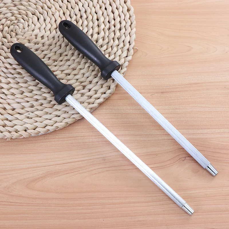 Diamond Sharpening Rod Tungsten Steel Carbon Steel  Kitchen Gadgets Slaughterhouse Butcher Ceramic Household Knife Sharpener