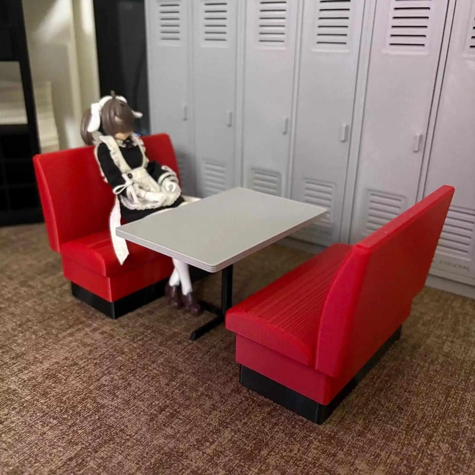 

Модель дивана-фотозоны 1/12 для детских поделок, декоративный реквизит для фото, имитация мебели, игрушка для оформления десертного магазина, микроландшафт