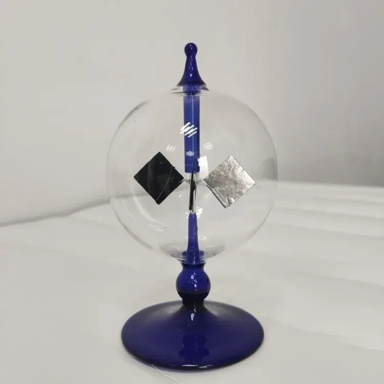 

Crux Radiation Radiometer, Solar Energy Windmill, Glass, Creative Children's Gifts, Car Decorations, Physics Teaching Instrument