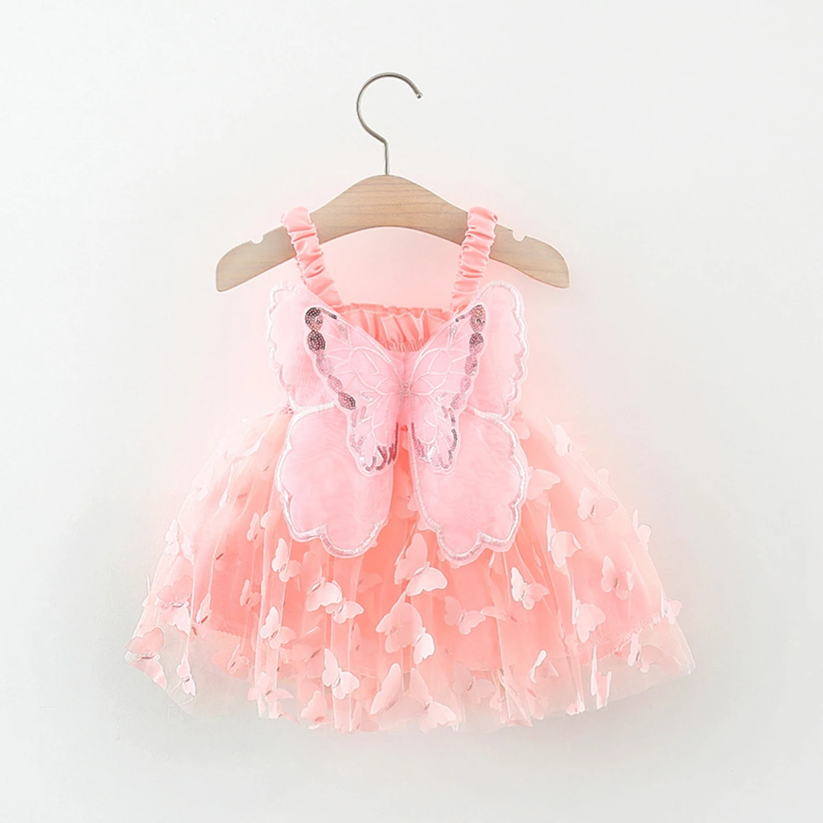 Summer Baby Girls New Wing Dress Girl Fashion Party Dress