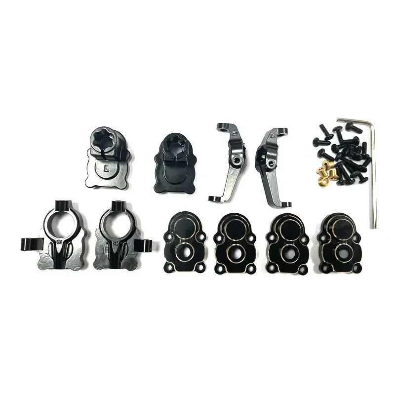 Радиоуправляемый гусеничный автомобиль, латунный передний или задний мост, запасные части для FMS 1/24 Wagon FCX24