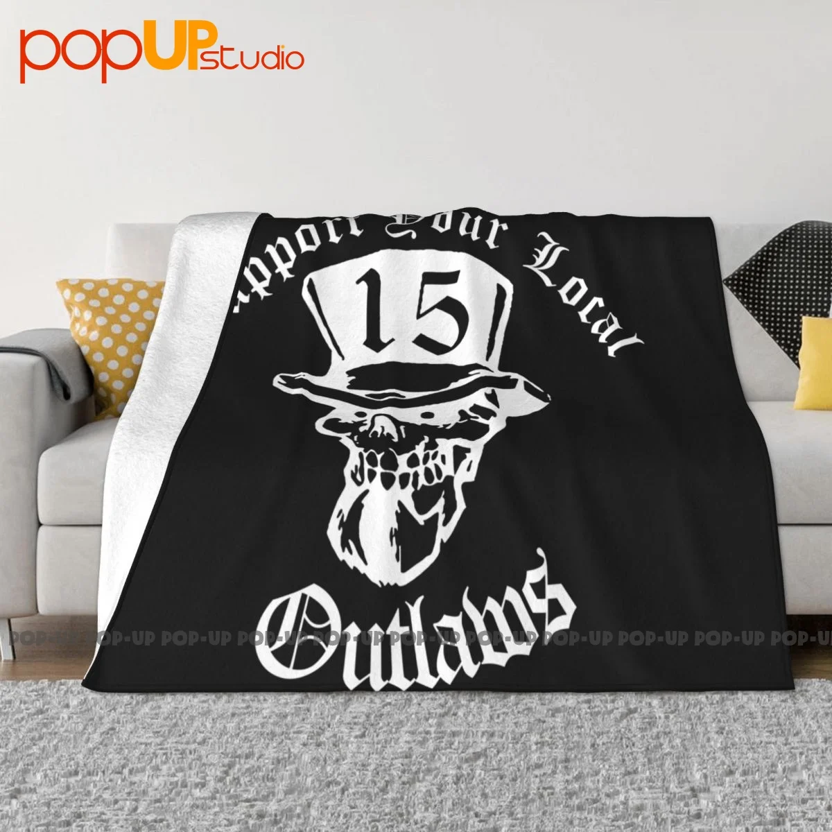 Local Outlaws Biker Motorcycle Outlaw Knuckle P-37 Blanket Shaggy For Bed Anti-Pilling Bedding Throws Sofa Decorative