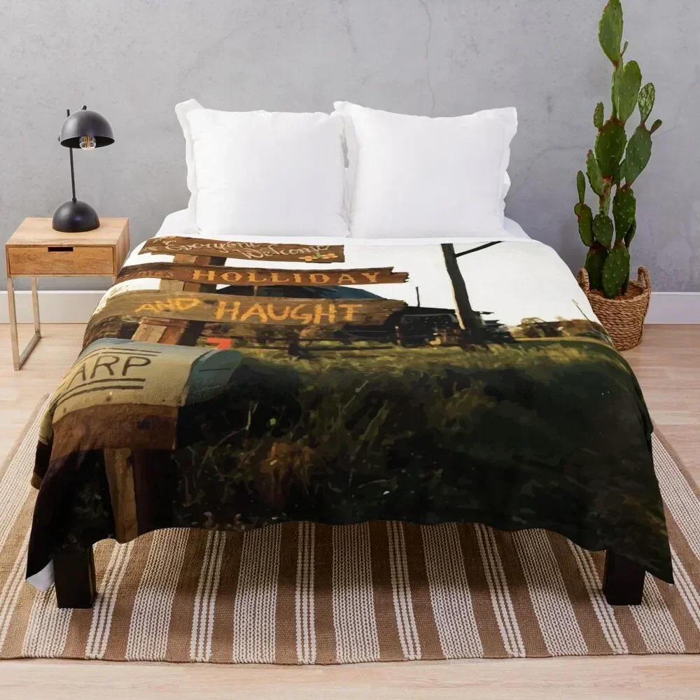 

Earp Homestead - Everyone Welcome Throw Blanket Luxury Sofas Soft Big wednesday Blankets