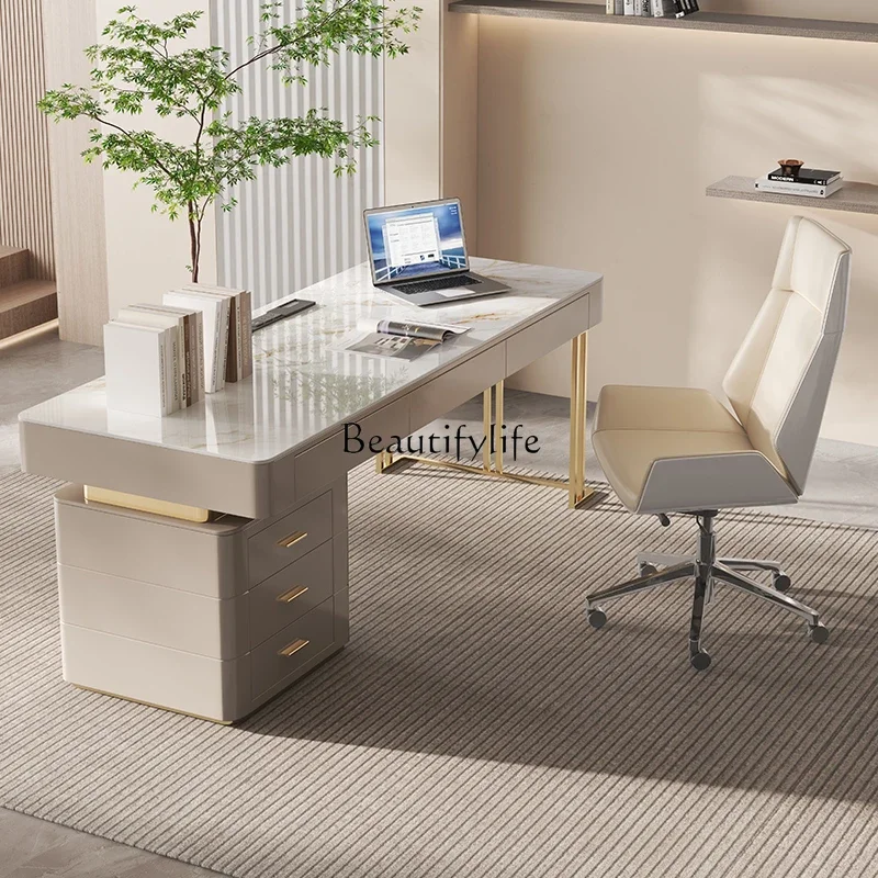 09Slate Nordic  study light simple modern writing desk desktop computer desk