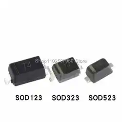 100 adet SMD diyot 0603 0805 1206 SOD-123 1N5819 1N4007 1N4148 SOD123 SOD-323 SOD523 1N4148WS 1N5819WS B5819WS SOD323