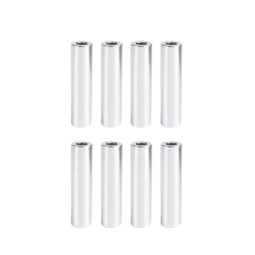 Aluminum Spacers 40mm Long 10mm OD Set of 8 for NEMA17 For NEMA23 Stepper Motor Mounting and Equipment Spacing Applications