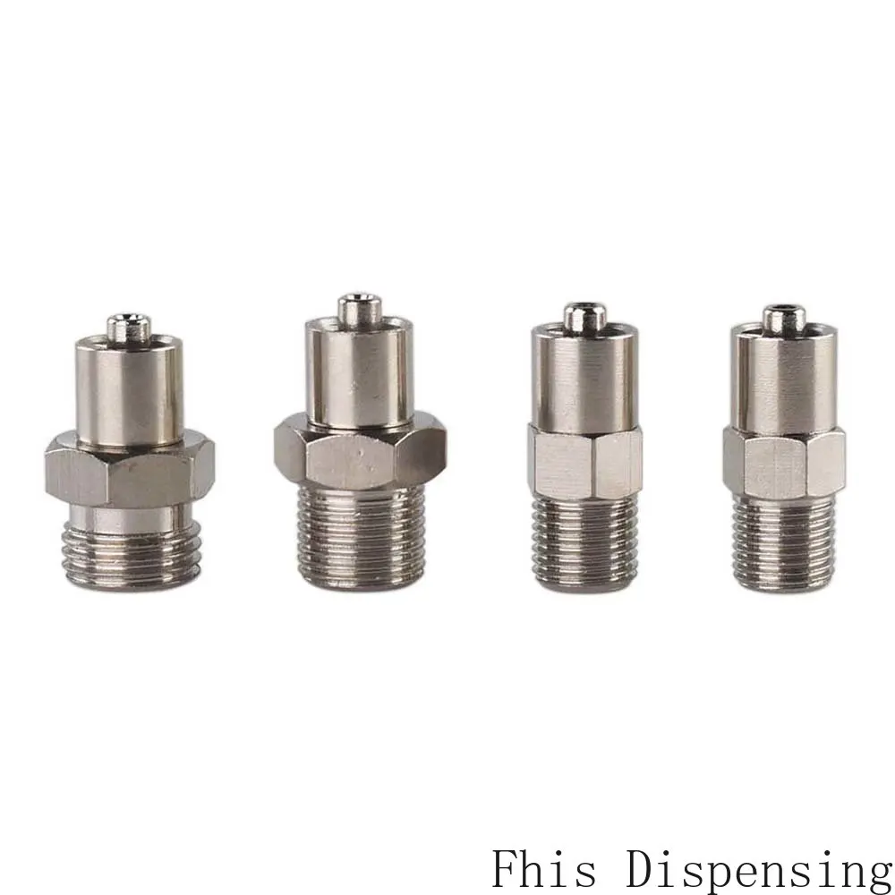 Locking Head Luer Lock Adapter Screw End G1/8 G1/4 M10*1 M12*1 Optional for Automatic Dispensing Valve