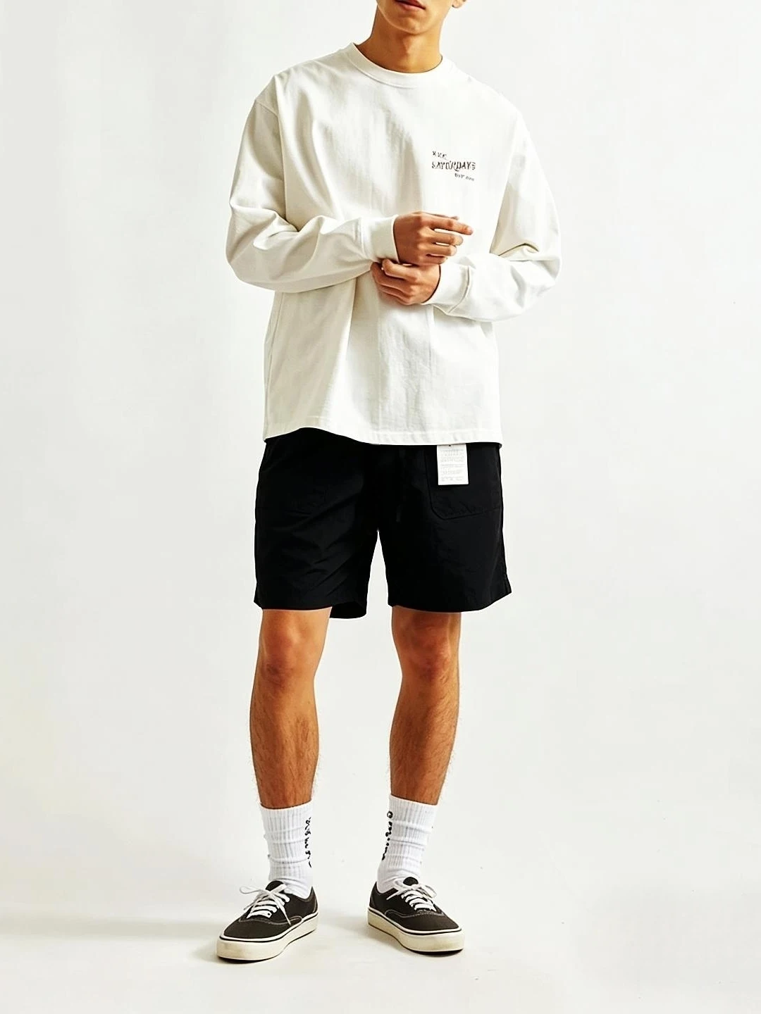 

Summer Dry Quick Outdoor Camping Beach Four Short Pants Loose Fit Low Waist Polyester Fiber Men's Short Shorts