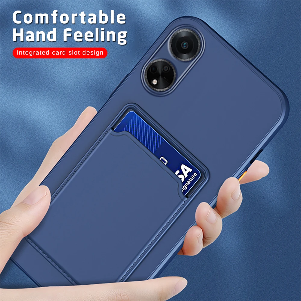 Case On For OPPO A58 4G Protect Lens Square Soft Silicone Wallet Back Cover For A1 A78 A98 5G A18 A38 A17 A17K Shockproof Coque