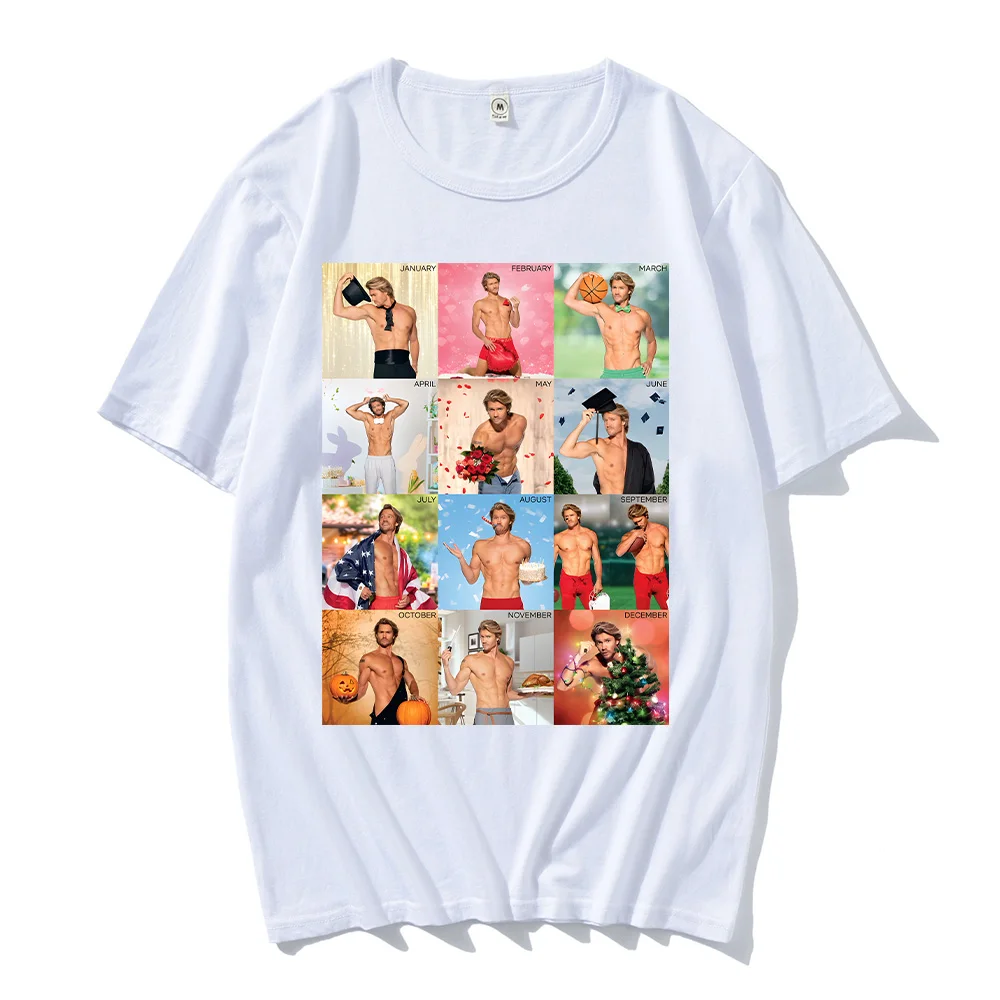 The Merry Gentlemen Film Tshirts Chad Michael Murray Calendar Tees Sexy Cotton Women Men Tops Trends Versatile Clothing T-shirts