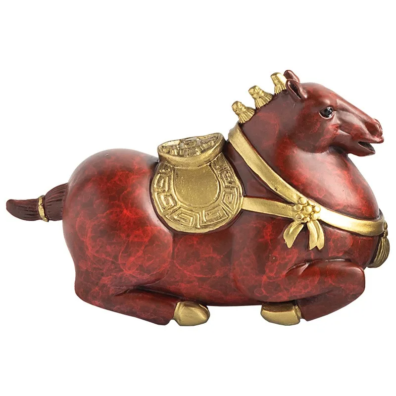 Tengo inmediatamente dinero para gestionar pequeños adornos, bronce y caballo zodiaco hombres para jugar con joyas.