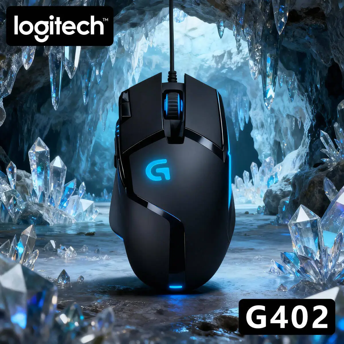 

Logitech G402 Wired FPS Gaming Mouse, 4000 DPI, 8 Customizable Buttons, 1ms Report Rate, 500 IPS, Lightweight, Windows