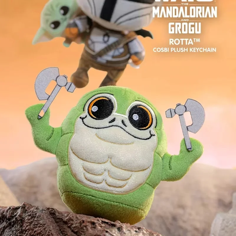 Star Wars The Mandalorian and Grogu Cosbi Keychain Blind Box Cute Doll Collectible Mystery Toy Birthday Gift For Fans