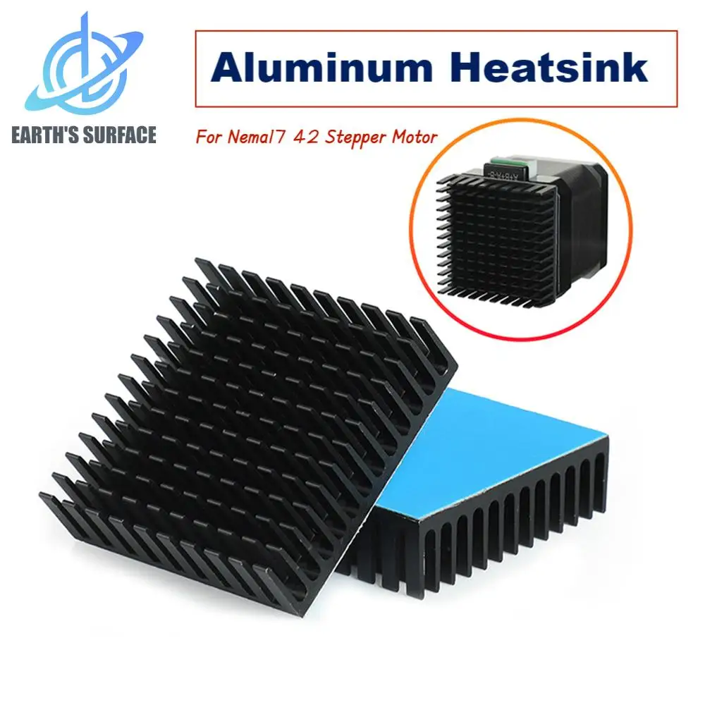 DB-3D Printer Parts Heatsink Aluminum Cooling Heat Sink Radiator Heat Dissipation for Nema17 42 Stepper Motor 40x40x11mm