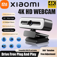 Xiaomi Q19 4K Fill Light Webcam 2K Autofocus Beauty Filter Camera 1080P Full HD PC/Laptop Webcams With Microphone For Live 2025