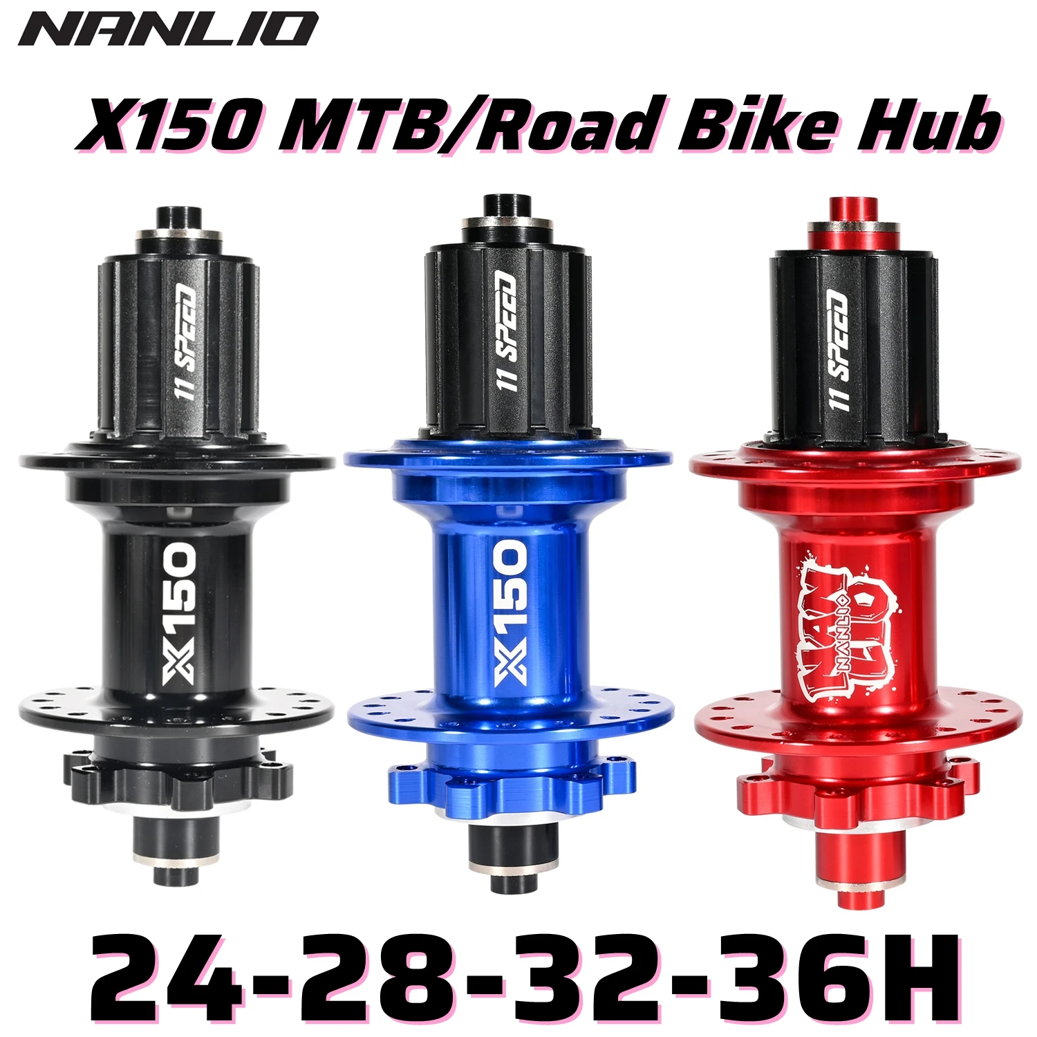 

Ступица велосипеда NanLio X150 MTB | 150 щелчков, 6 лап, 3 зубца, громкий звук | Герметичные подшипники 24/28/32/36H | 8–12 скоростей, совместимых с HG XD MS