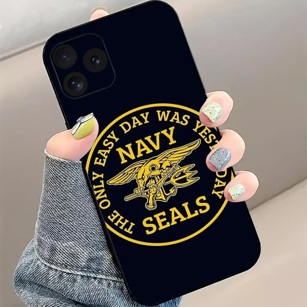 PRF Police S-SEAL Team Phone Case For iPhone 8 11 12 13 Pro 14 15 Mini X XR XS max Plus Shell