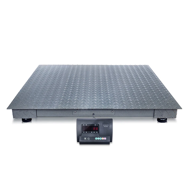 1-3 Tons Thickened Electronic Weighbridge Scale With Fence Industrial Logistics Livestock Scale for Weighing Pigs Cattle