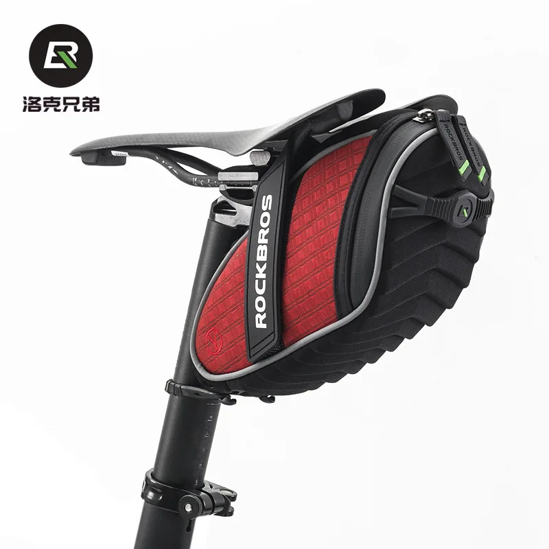 Bicycle Bag, Tail Bag, Seat Bag, Tube Bag, Large Capacity Highway Mountain Bike Riding, Back Seat Bag, Wilderness Bag Tools