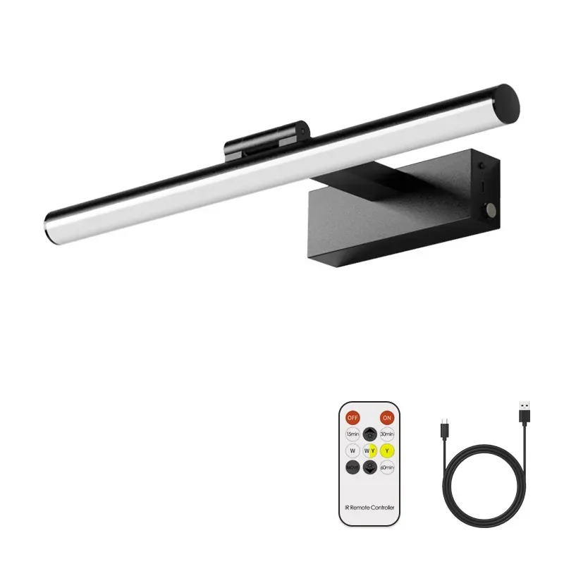 Amazon AliExpress wiring-free charging mirror headlight led photo comes with switch remote control gallery lighting