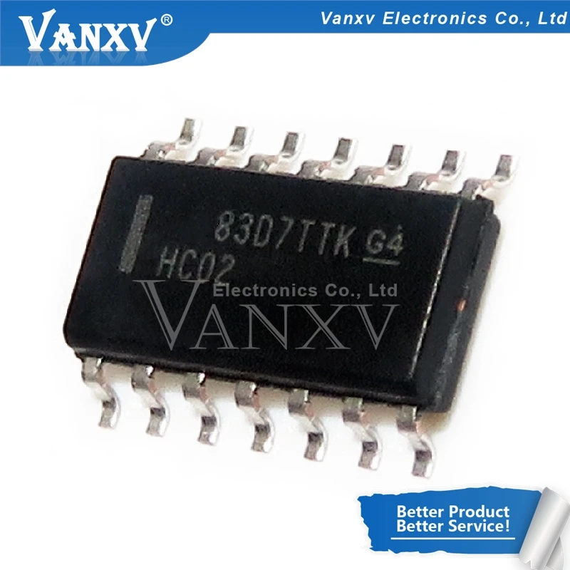 1-20PCS 74HC02D 74HC02 PCF7991AT PCF7991 SN74LS00DR SN74LS00 74LS00 UA733CDR UA733C UA733 L6563D L6563 MCP604-I/SL MCP604 SOP-14
