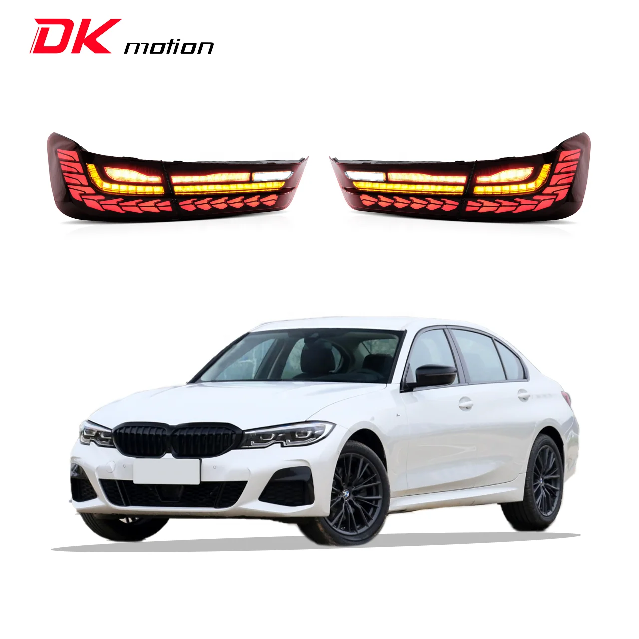 

DK Motion LED Tail Lamp For BMW 3 Series G20 2020-2021 Dragon Scale Taillight