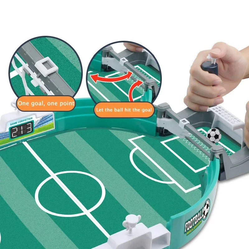 Mini Foosball Games, Tabletop Football Soccer Pinball for Indoor Game Room Games, Foosball Desktop Sports Board Games Mini Adult