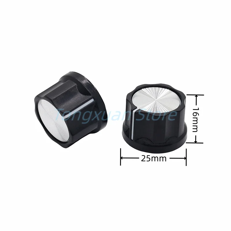 5pcs Plastic Switch Caps 15/20/25x16mm Potentiometer Rotary Encoder Knobs Gear Shaped Inner Hole 6mm