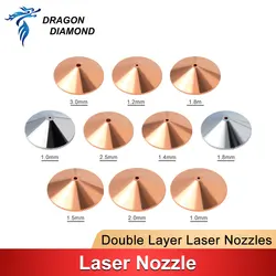 Laser düse Single Double Layer Ø 28mm Kaliber 0086-13010 für Ray tools Precitec Wsx Faser Lasers chneidkopf