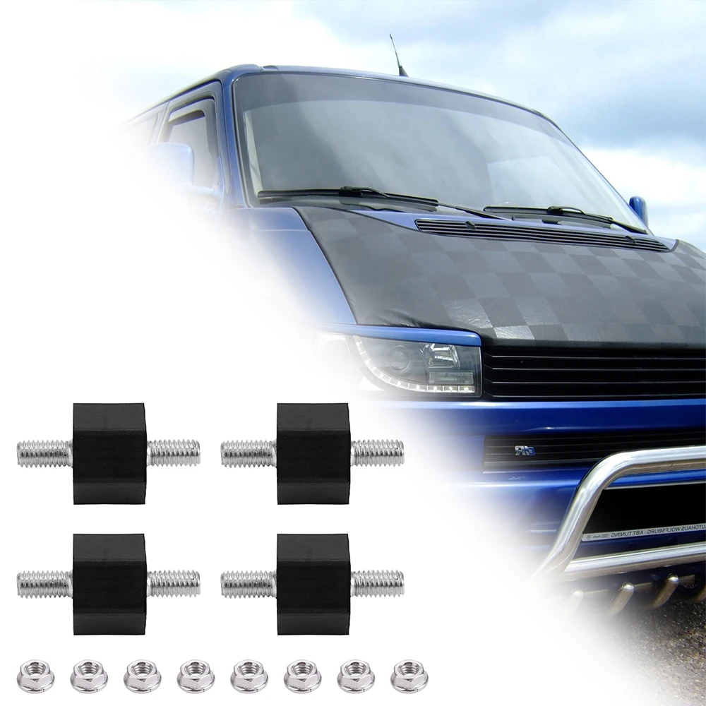 1/2pcs Holder Rubber Bearing Charge Air Cooler Underride Protection For River Alhambra Sharan Volkswagen T4