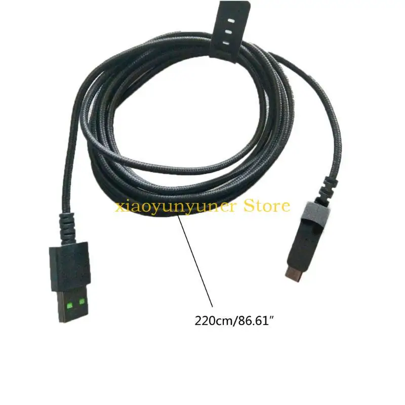 P9JB خطوط الماوس المتينة استبدال PVC USB شحن كابل الماوس ل Hyperflux Mouse