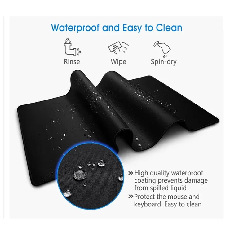 Sea Waves Mouse Pad XXL Non-slip MousePad Landscapes Minimalist Gaming Accessories Large Desk Mat Gamer Keyboard Palymats Carpet