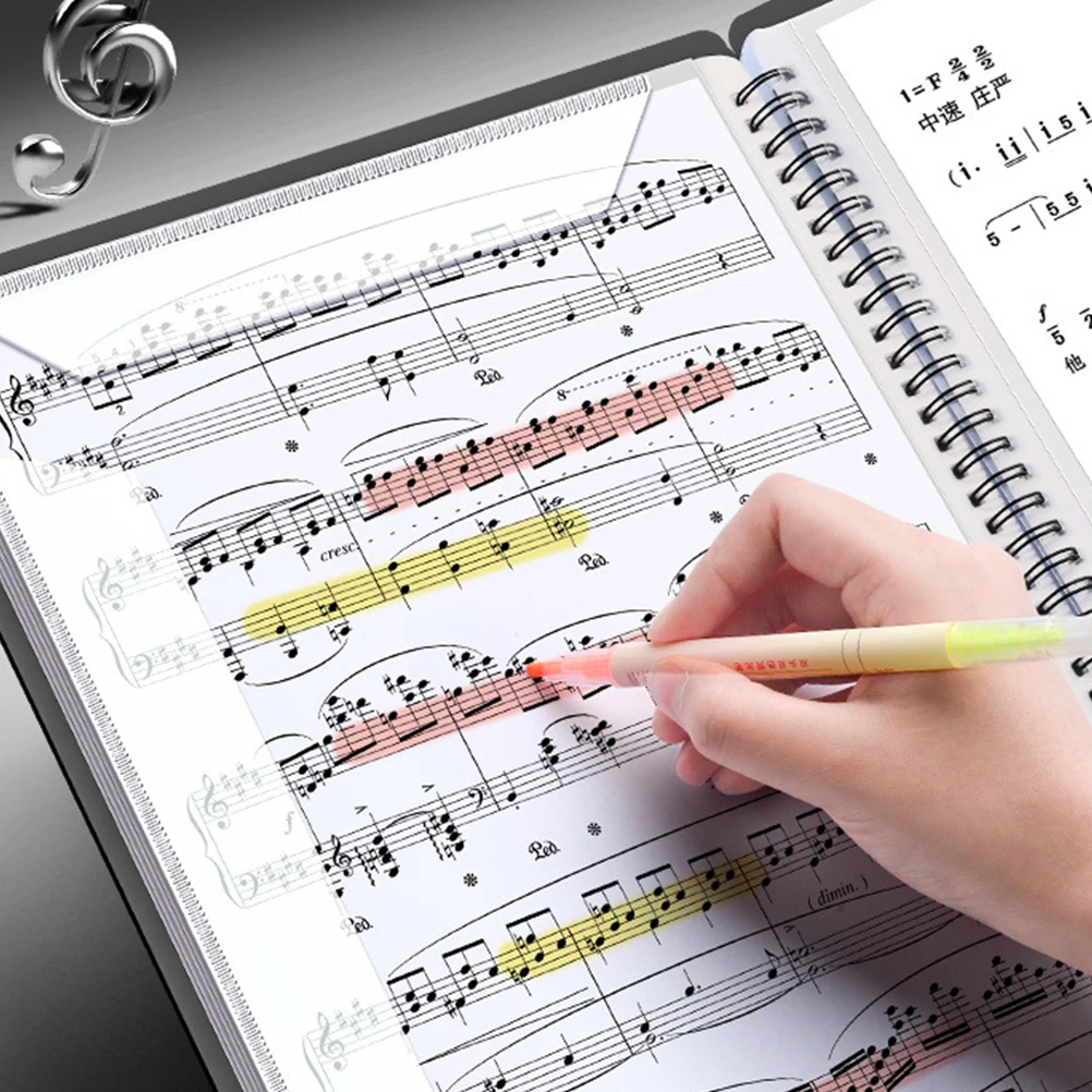 

Папка для музыки для колоральных певцов, папки для хора, органайзер для документов, файл, книга из ПВХ с заметками