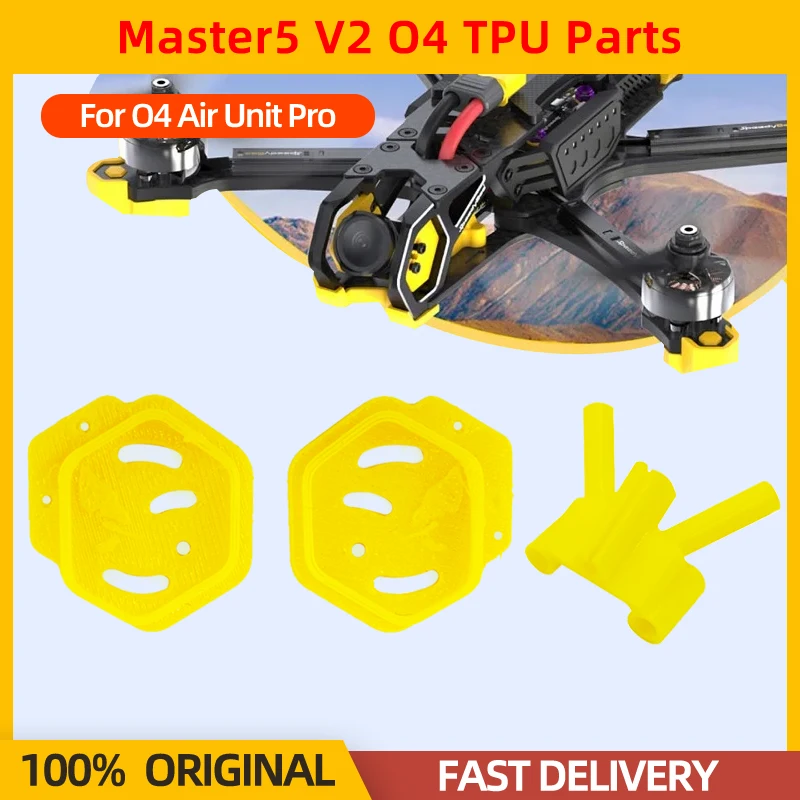 

Крепление для объектива камеры дрона FPV, фиксатор антенны, сиденье из ТПУ с 3D-печатью для O4 Pro Air Unit SpeedyBee Master5 V2