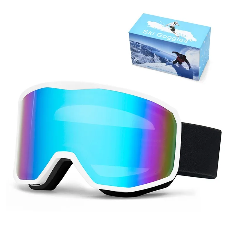 Nuevas gafas de esquí al aire libre, gafas de esquí antiniebla dobles para hombres y mujeres, accesorios para deportes de invierno, gafas de esquí para snowboard