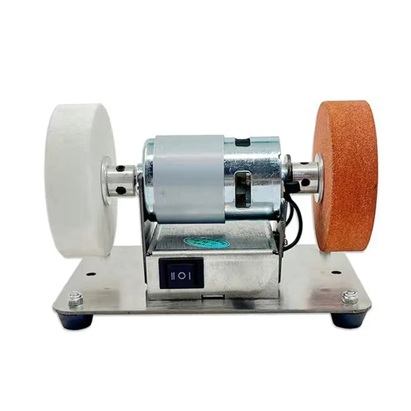 

J1UL1N Small Double Polishing Electric Grinding Wheel Grindig Stone Grinder Machine Table Grinder Motor US PLUG