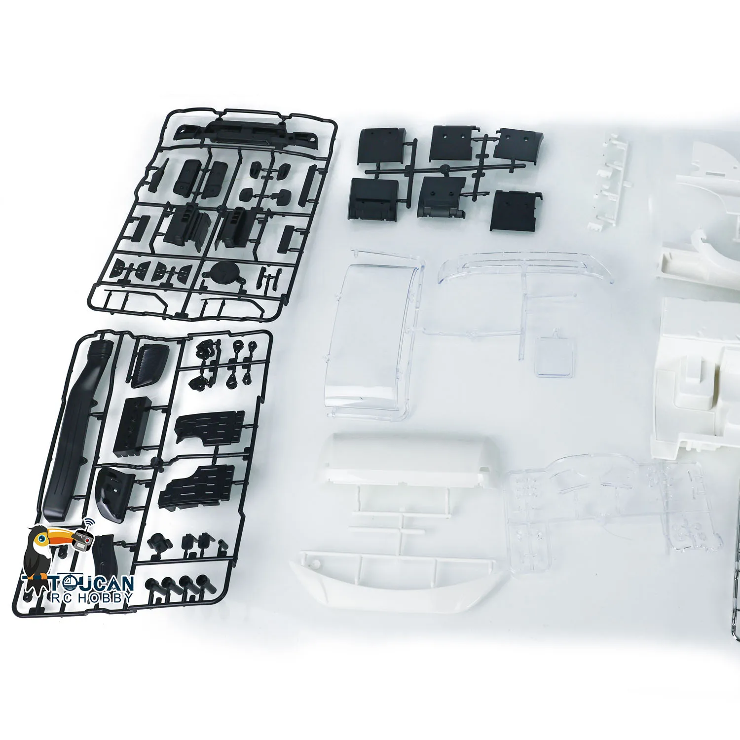 

Набор пластиковых кабинок для хобби Toucan RC для DIY 1/14, радиоуправляемый тягач, модель автомобиля, игрушки для взрослых TH16911-SMT1