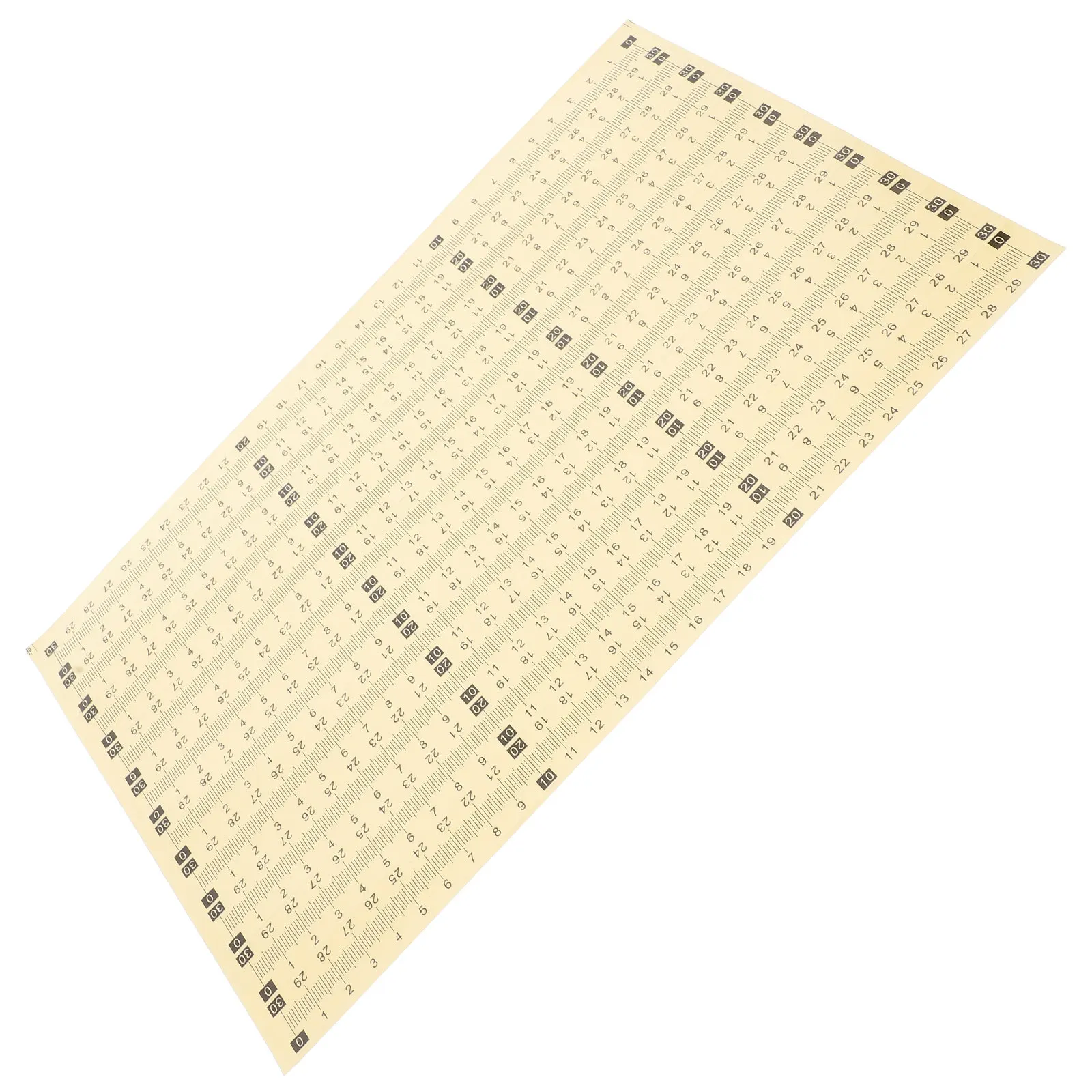 

20 шт. Самоклеящиеся измерительные линейки-наклейки: прозрачные, хорошо видимые, для инженерных измерений
