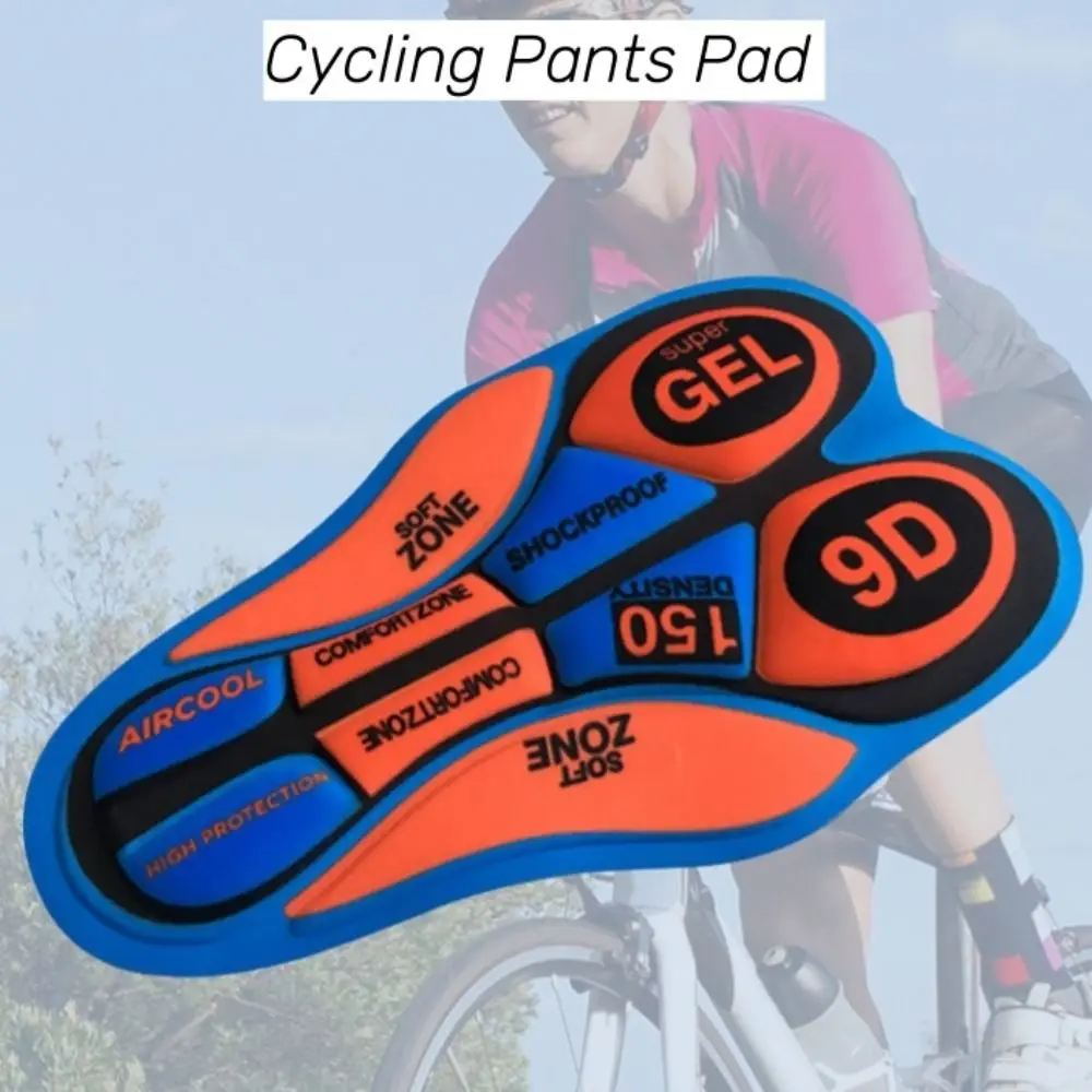

Shockproof Men Cycling Gel Pad Breathable Hole 12D 19D 20D Cycling Pants Pad Sponge Silicone High Density Bicycle Seat Cushion