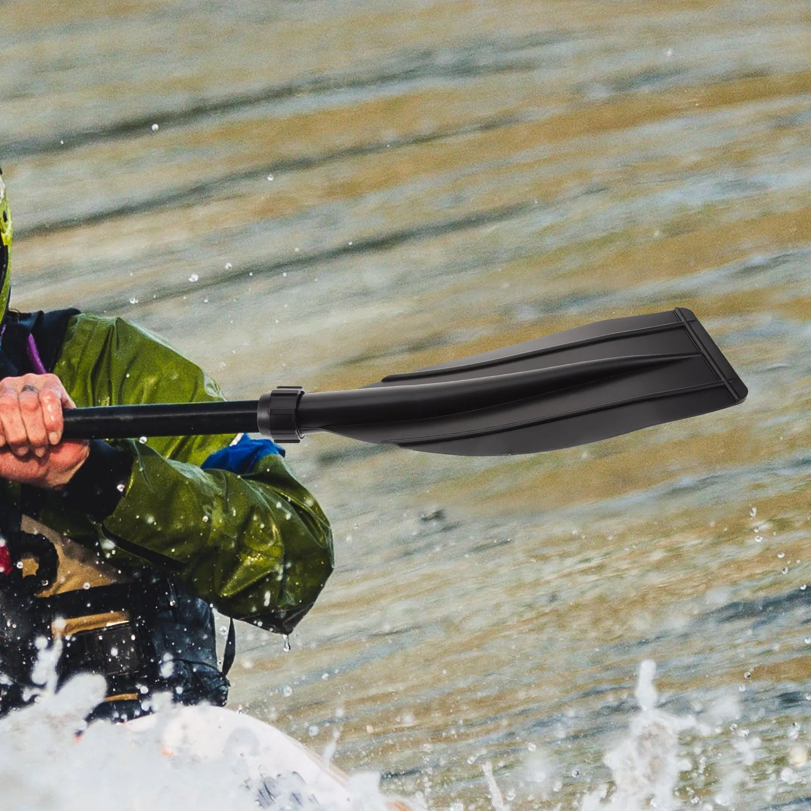 

Portable Kayak Paddle Plastic Blade Inflatable Boat Accessory Extendable Shaft Water Sports Paddles Lightweight Durable Compact