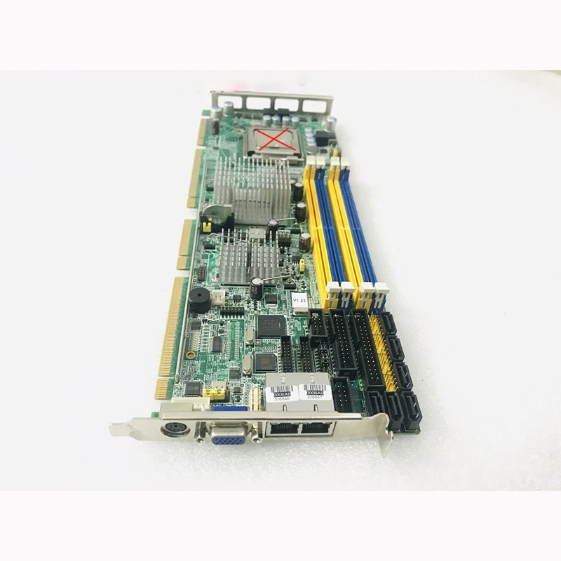 Industrial Motherboard 75-pin Dual network Port For Advantech PCE-5124G2 PCE-5124 REV:A1